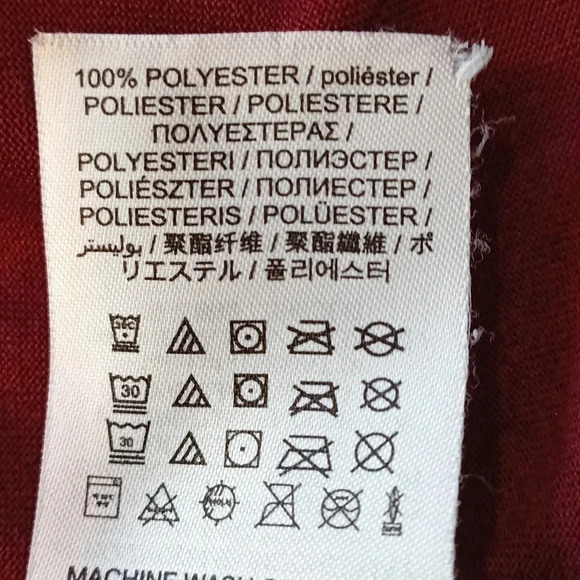 Nike dri-fit Cavaliers  crew neck burgundy yellow sports tee boys 14-16 L - Picture 7 of 7